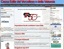 Tablet Screenshot of cassaedilevc.it